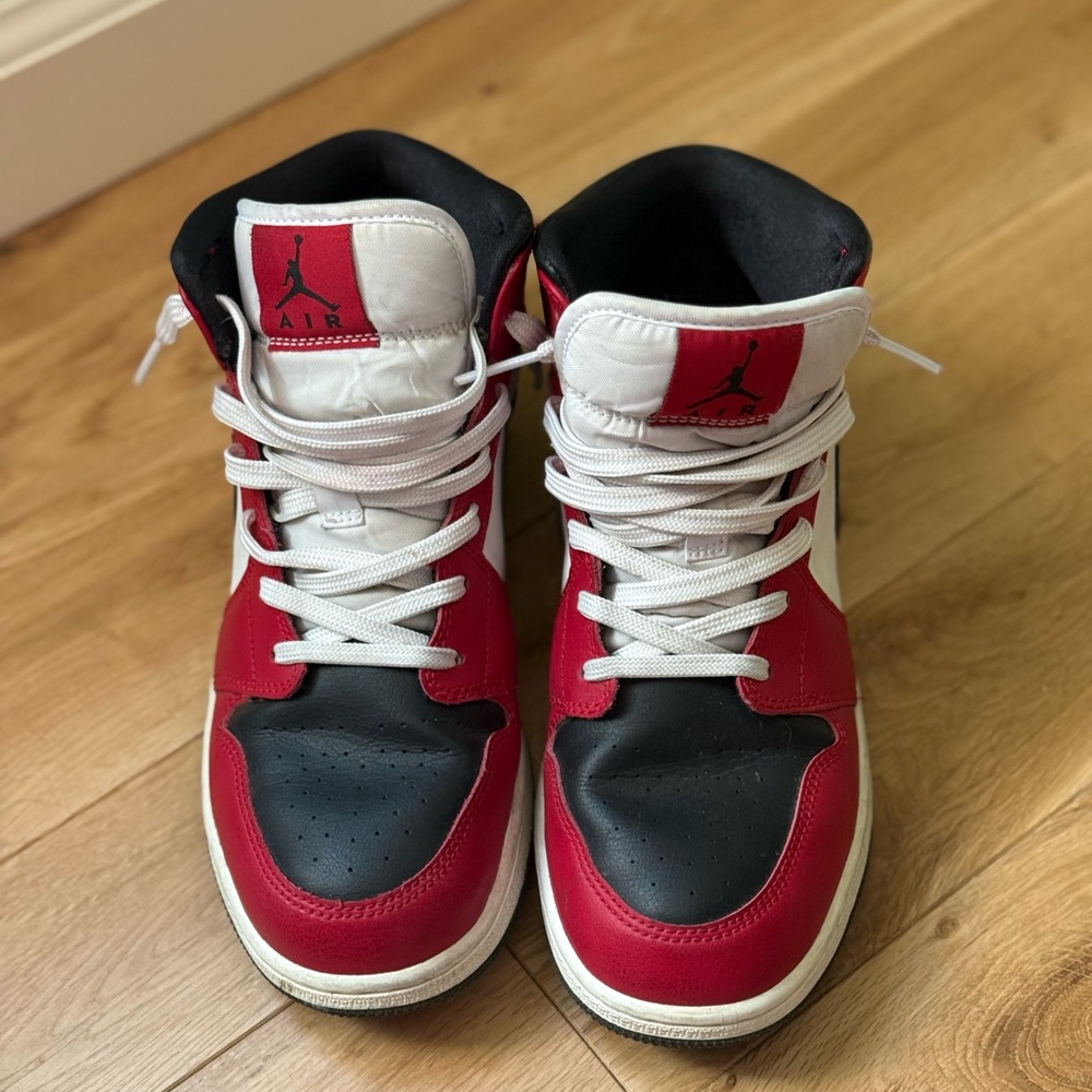 Jordan Red and Black Women's Sneakers